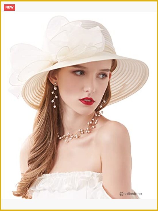 Organza Derby Church Wedding Tea Party Fascinator Hat